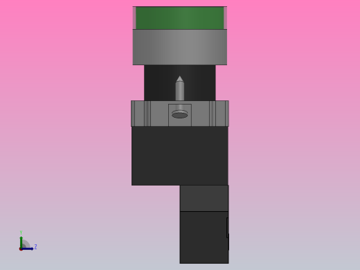 金属平头型按钮[GQB2-BW3361]按钮开关左视缩略图