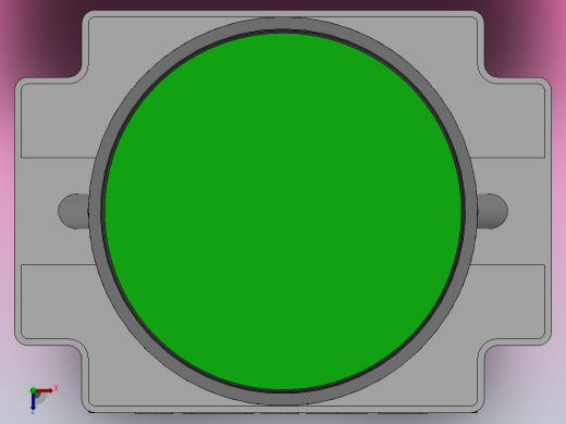 金属平头型按钮[GQB2-BW3361]按钮开关俯视缩略图