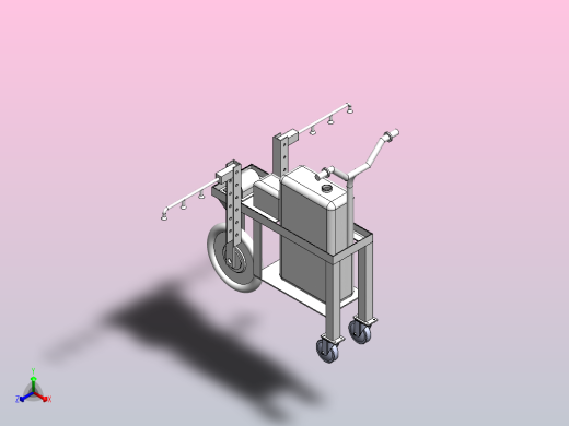 自走式喷雾机SW 正等轴测缩略图