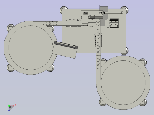 全自动卡扣装配机俯视缩略图