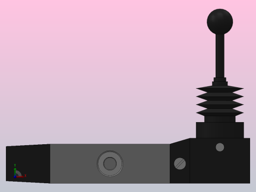 QSR5系列手柄推拉式换向阀[Q23SR5-L8]前视缩略图