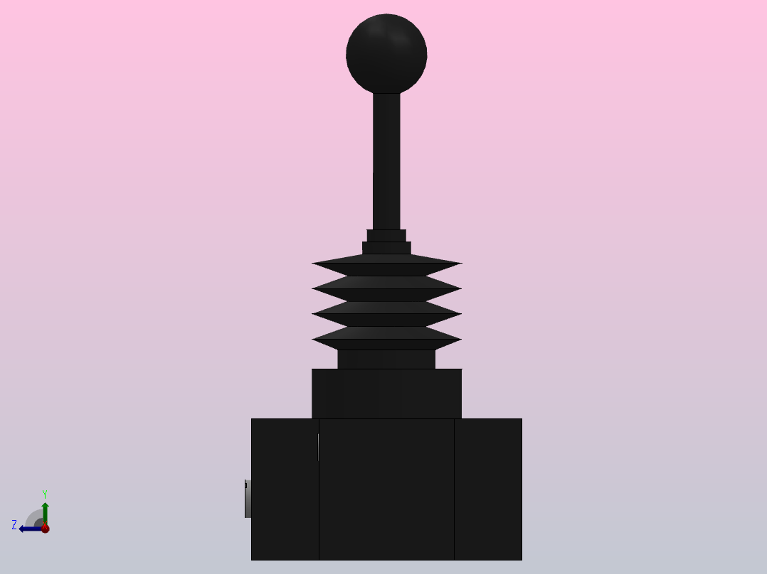 QSR5系列手柄推拉式换向阀[Q23SR5-L8]右视图