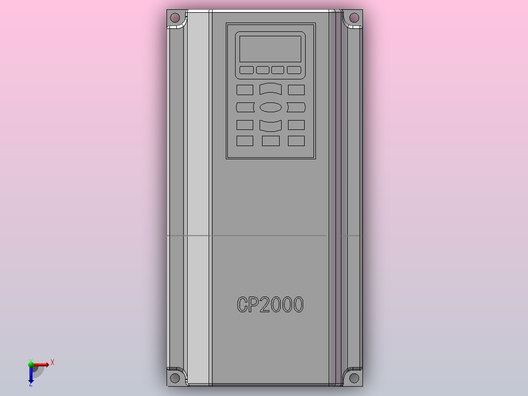 台达变频器CP2000俯视图