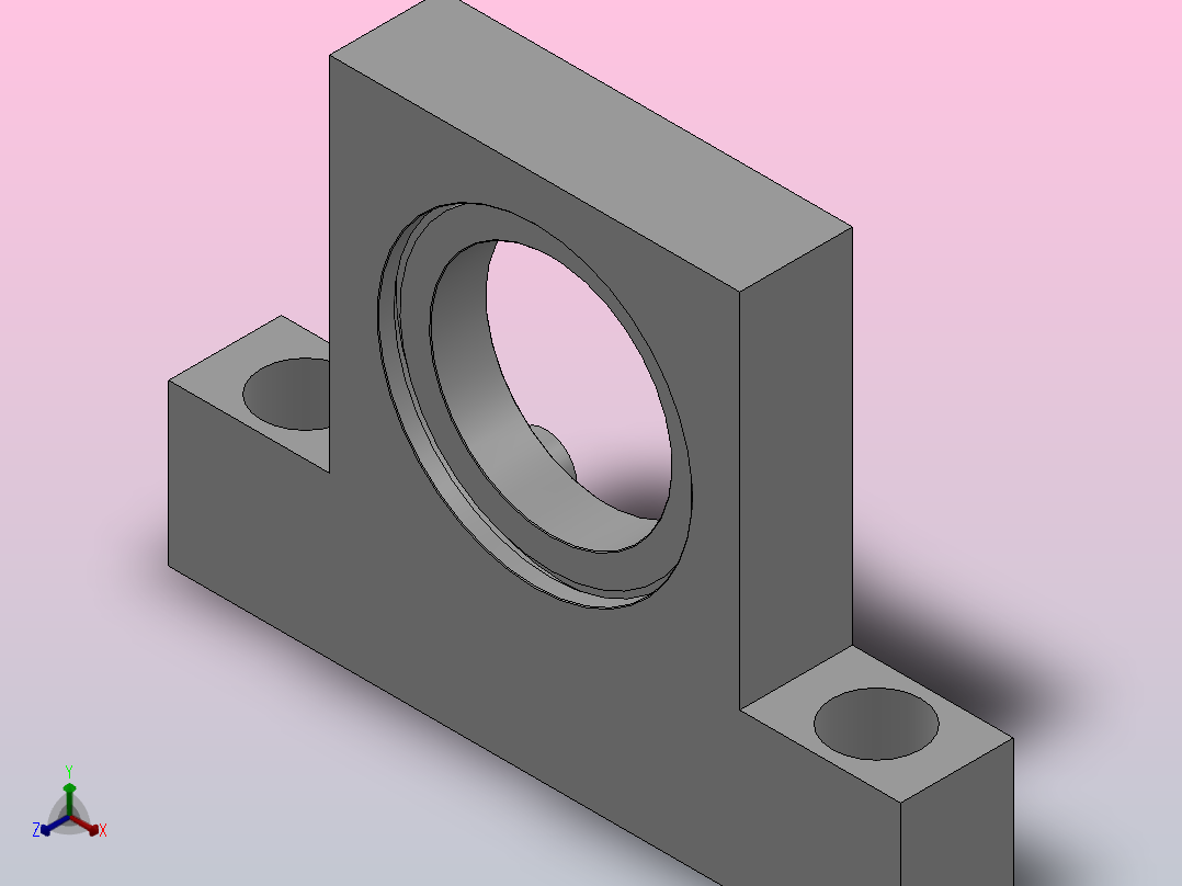 T型高度选择型轴承座组件_BTC-6806-2Z-40-A主视图