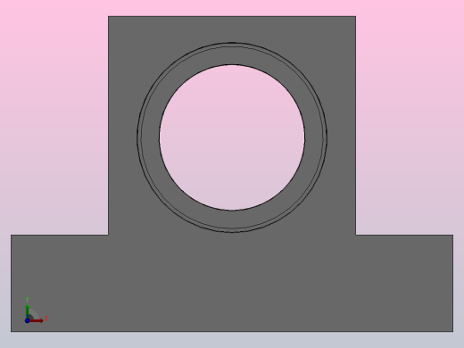T型高度选择型轴承座组件_BTC-6806-2Z-40-A前视缩略图