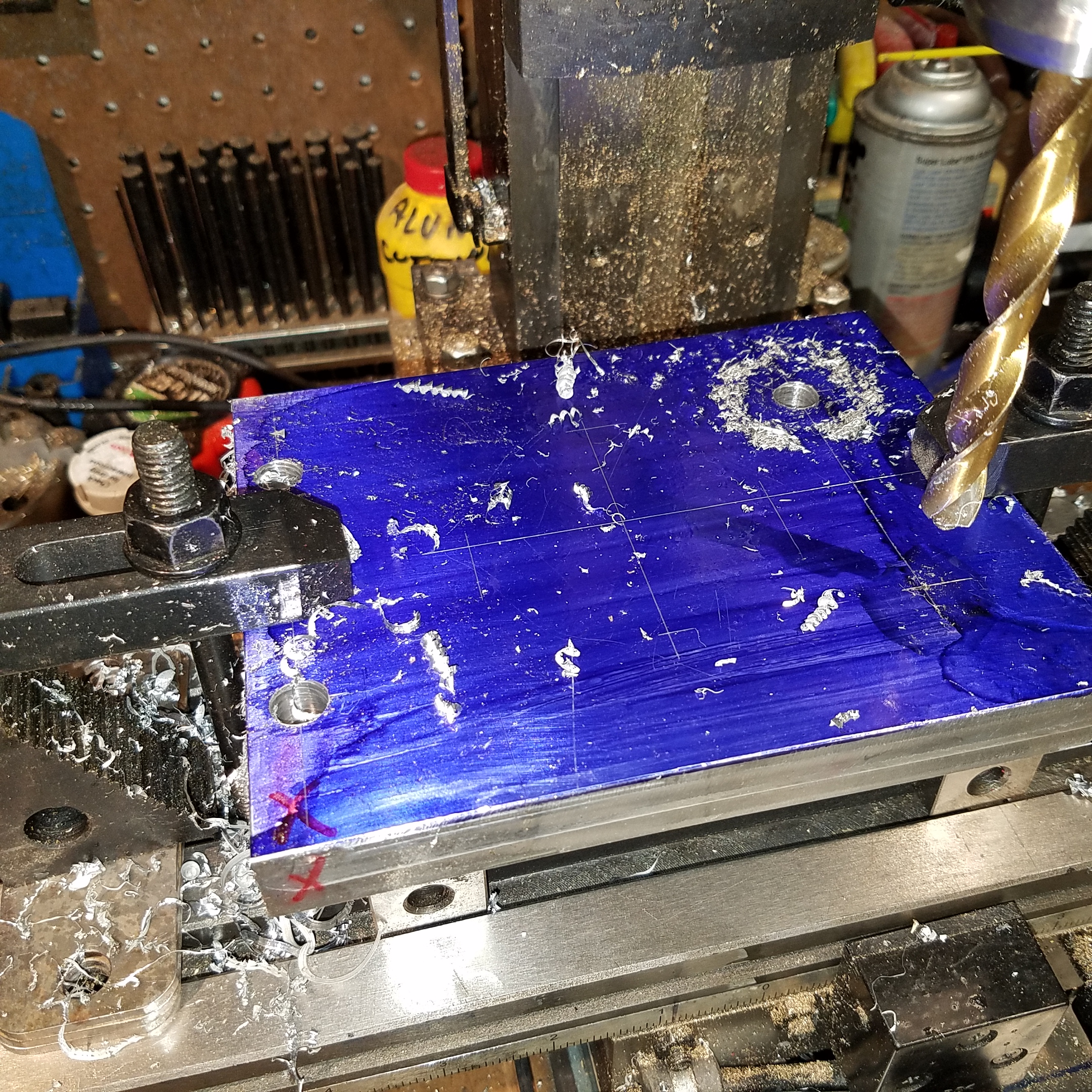 带T型槽板的小型磨机正弦工作台