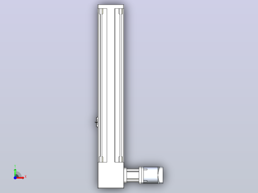 伺服电机集成皮带传动直线执行器TPA-OCB-140-256-L250-DL-J90-N3前视缩略图