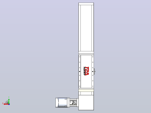 伺服电机集成皮带传动直线执行器TPA-OCB-140-256-L250-DL-J90-N3后视缩略图