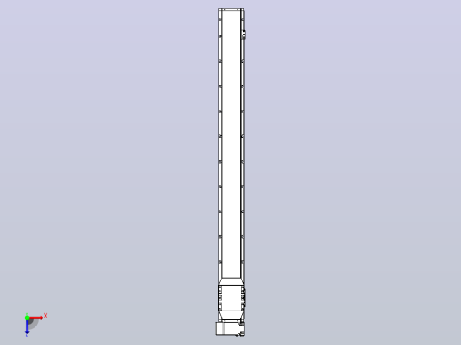 机器人皮带驱动直线轴TPA-GCB-150-P80-L1550-LP-M75-N3俯视缩略图