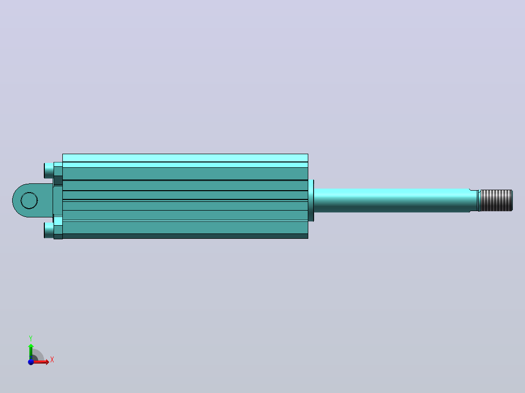 气缸ACQ50x150BCB前视图