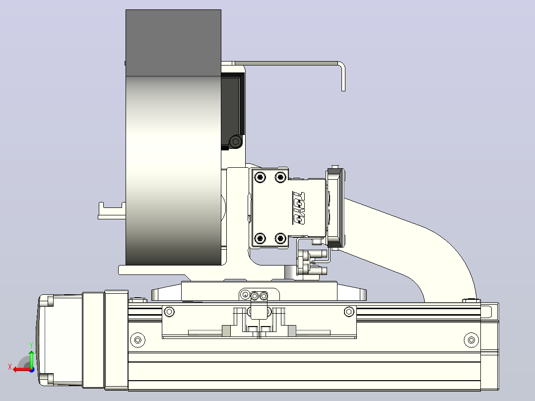XYGT210-A3-50-100-M-C-0001丝杆模组 XY悬臂 负载2-5KG 内嵌式 XYGT210-A3 替换TOYO直线模组后视图