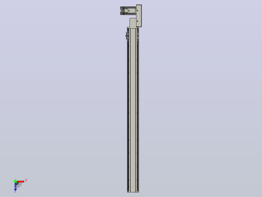 皮带直线轴半封闭可选导轨TPA-HNB-85D-90-L1050-ML-C-P20-N3俯视缩略图