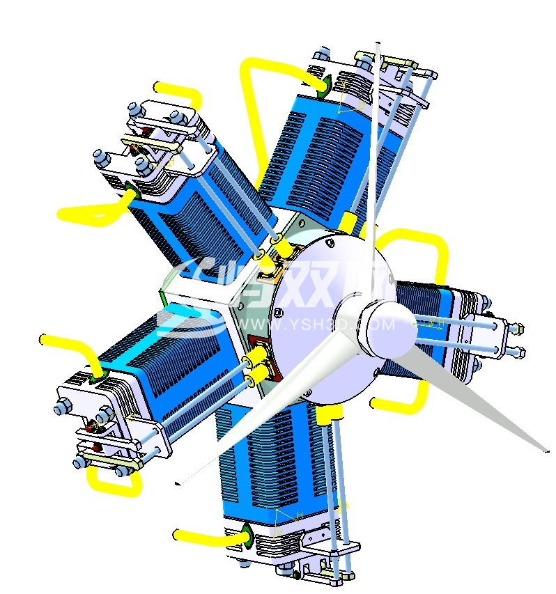 radial-engine-485径向发动机星形发动机