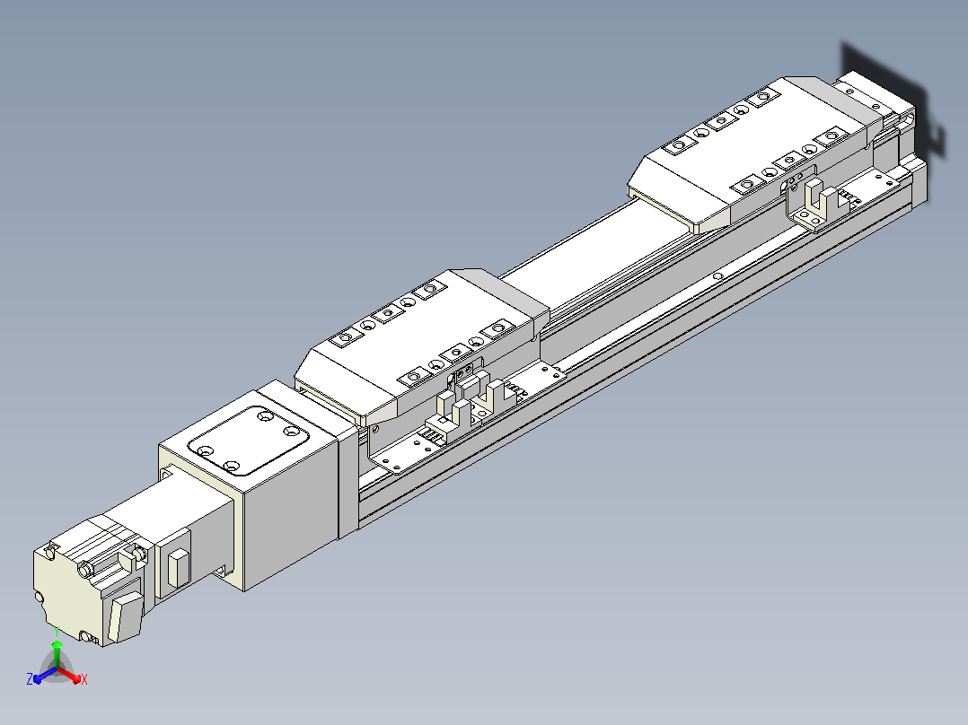 滚珠丝杠线性轴TPA-GCRS-50-1205C-L25-M-M10-N3主视图