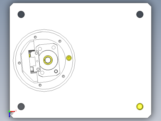 液体喷涂用喷嘴组件俯视缩略图