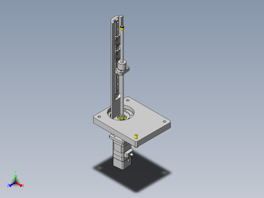 液体喷涂用喷嘴组件正等轴测缩略图