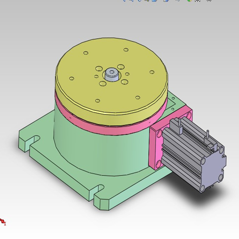 气动分度盘3D图纸 H147 非标自动化设备3D图纸3D模型件夹