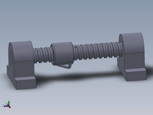 滑珠丝杆装配体