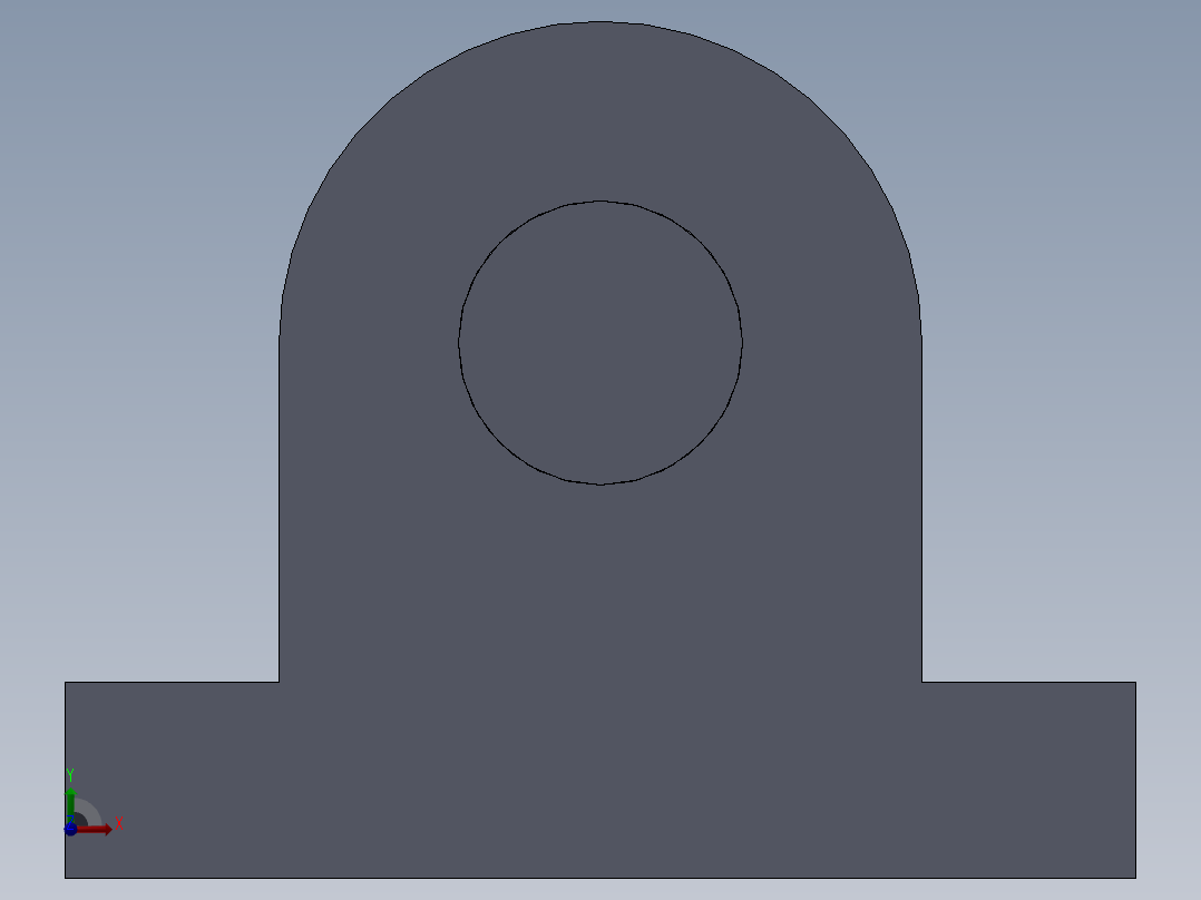 滑珠丝杆装配体前视图