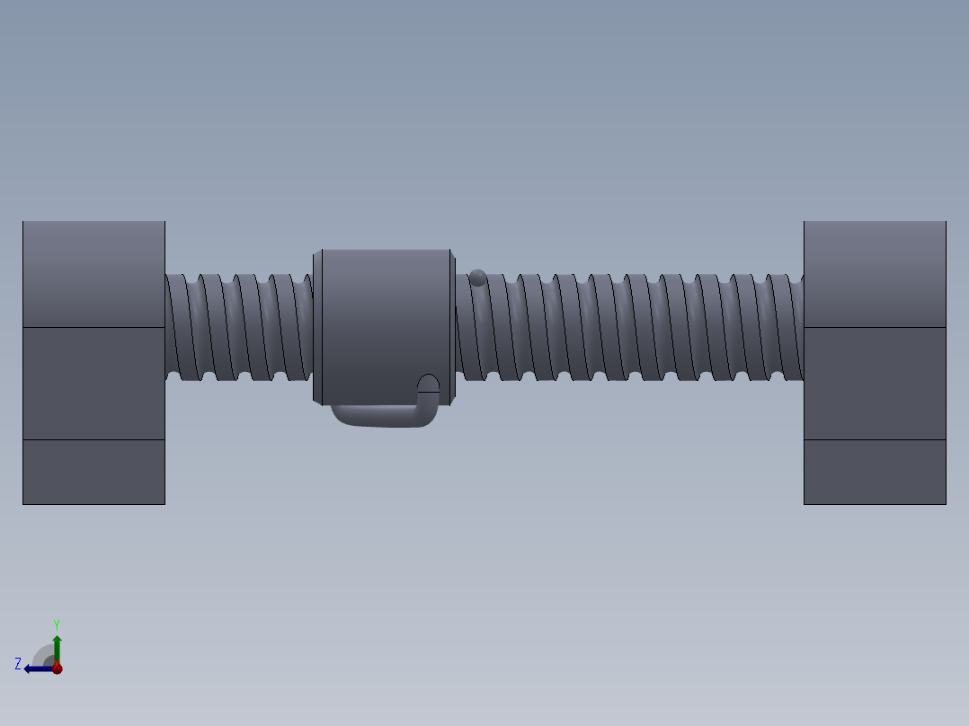 滑珠丝杆装配体右视图