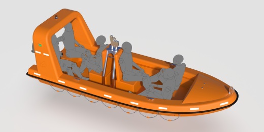 Rescue boat救援船救援艇造型3D数模图纸 RHINO设计 附STP(1)缩略图