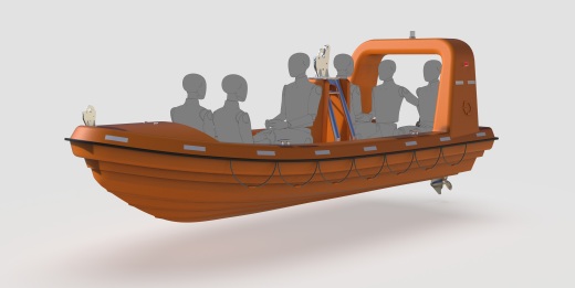 Rescue boat救援船救援艇造型3D数模图纸 RHINO设计 附STP(1)缩略图