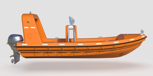 Rescue boat救援船救援艇造型3D数模图纸 RHINO设计 附STP(1)缩略图