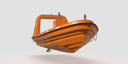 Rescue boat救援船救援艇造型3D数模图纸 RHINO设计 附STP(1)缩略图