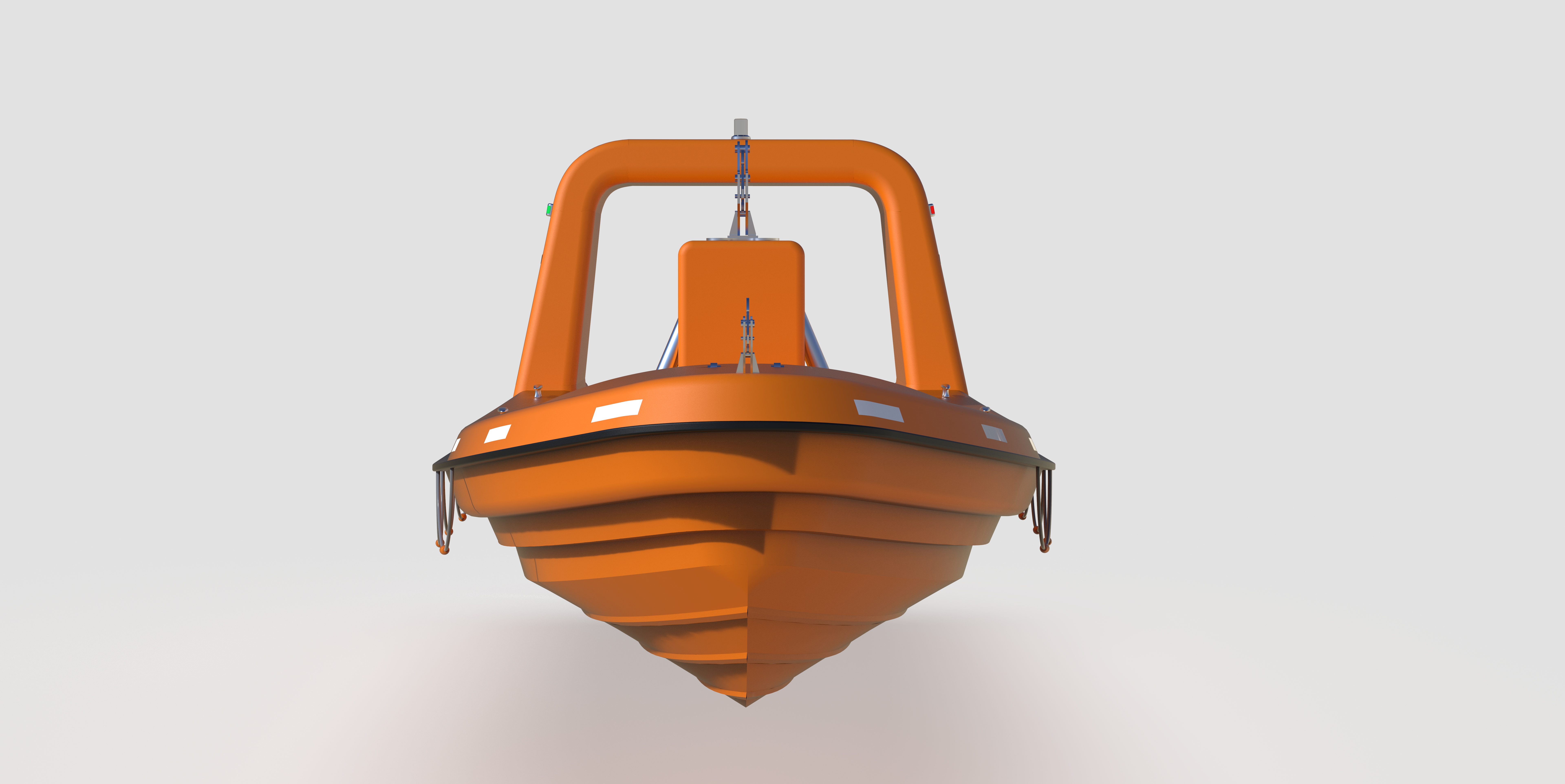 Rescue boat救援船救援艇造型3D数模图纸 RHINO设计 附STP(1)