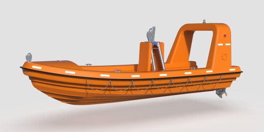 Rescue boat救援船救援艇造型3D数模图纸 RHINO设计 附STP(1)缩略图