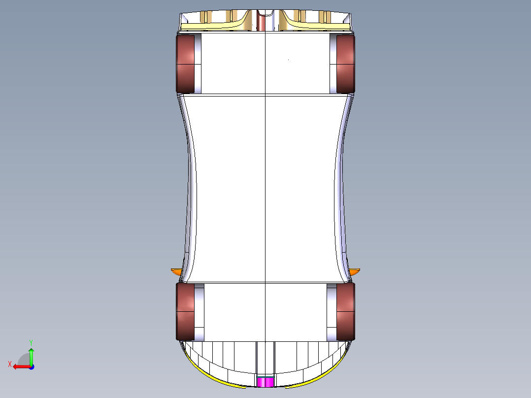 赛车 3D模型后视图