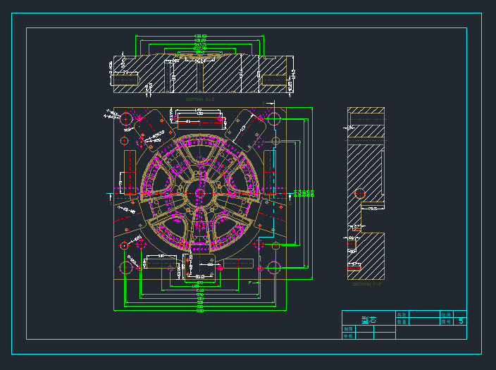 轮胎充气口塑胶帽注塑模具设计