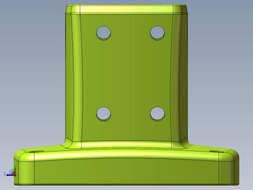 55-75-140固定底座.SLDPRT前视缩略图
