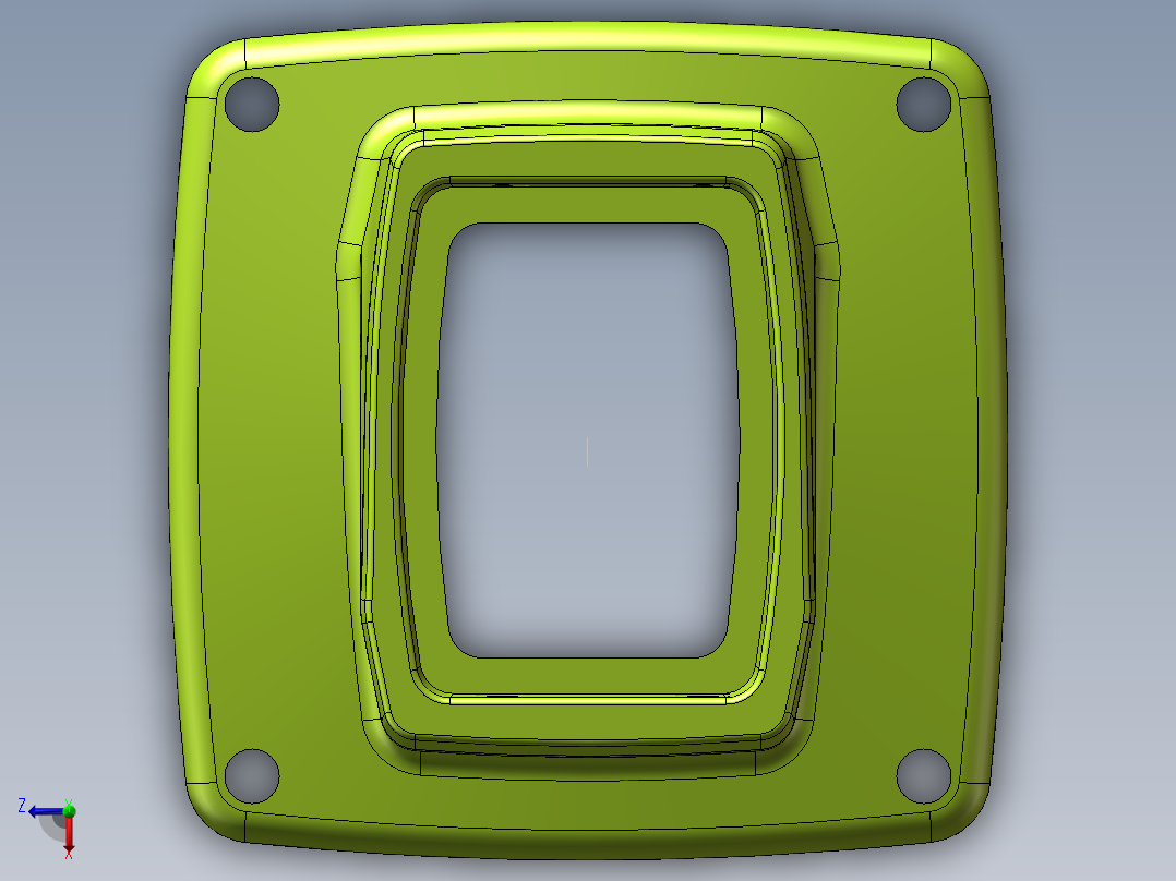 55-75-140固定底座.SLDPRT俯视图