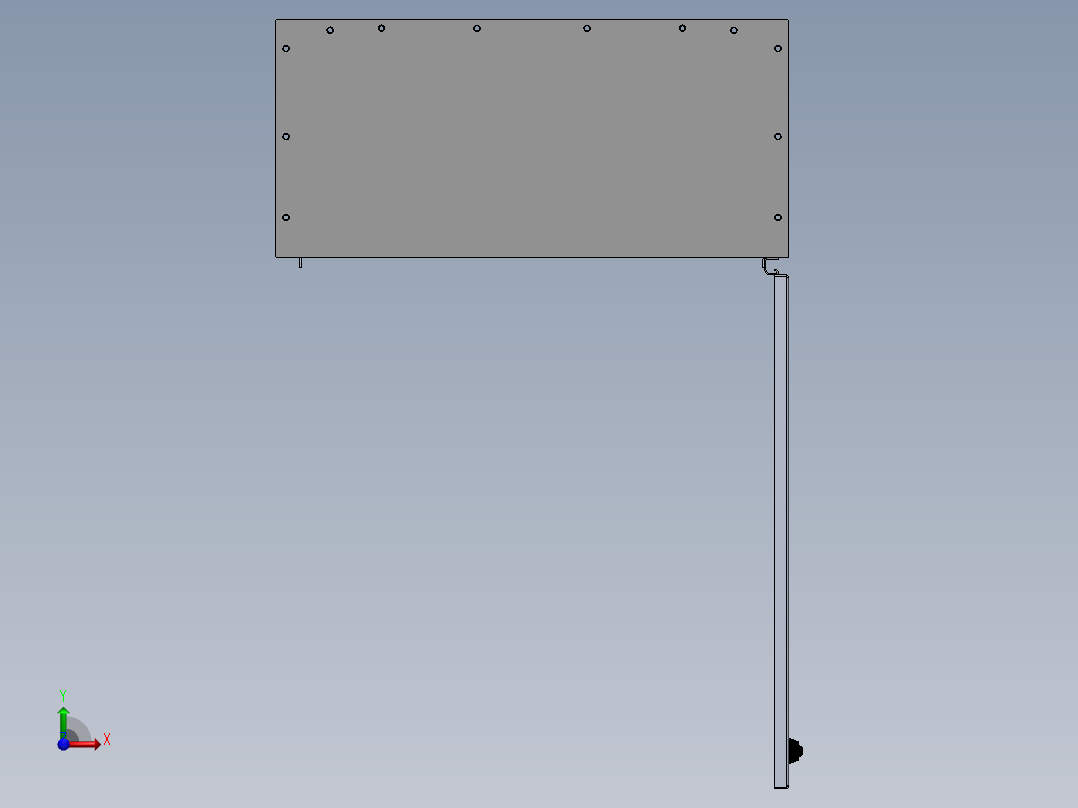 电器柜 电控柜 (14) 机械设计素材前视图