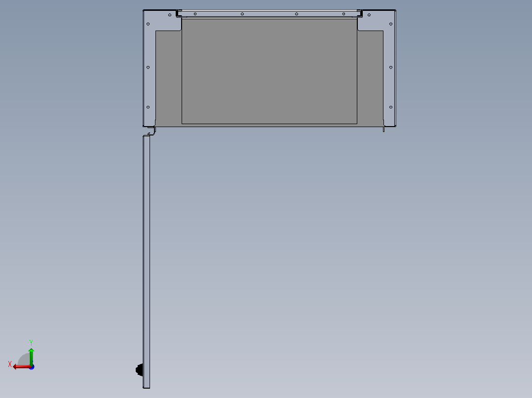 电器柜 电控柜 (14) 机械设计素材后视图