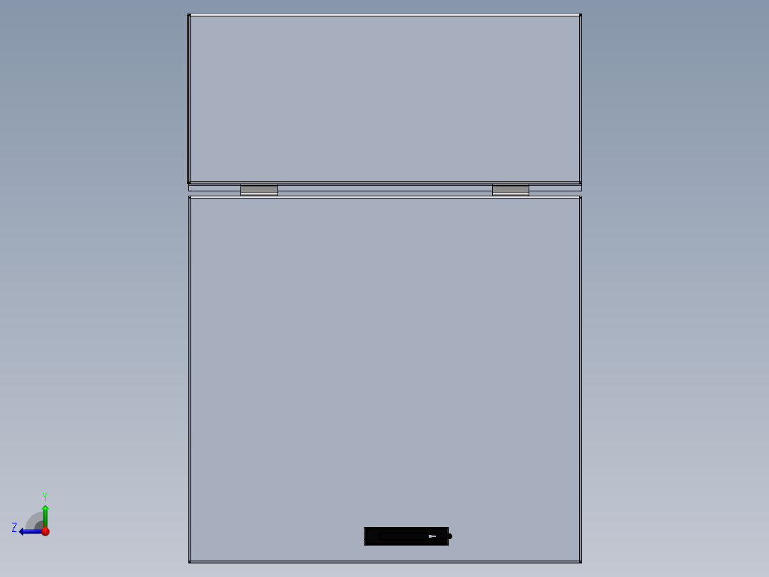 电器柜 电控柜 (14) 机械设计素材右视图