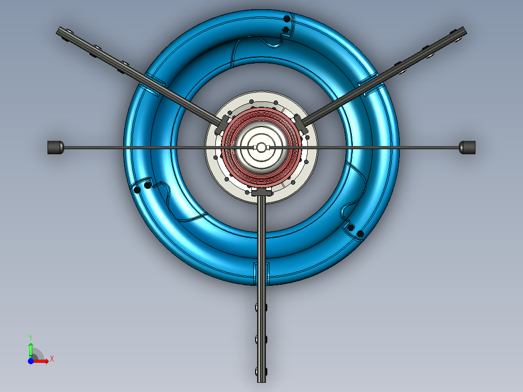 新型增氧机前视图