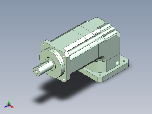 直齿ZPLX142-L3 35-114.3-200-M12.stp正等轴测缩略图
