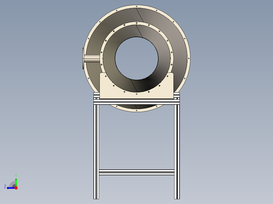 一种小型风洞右视图