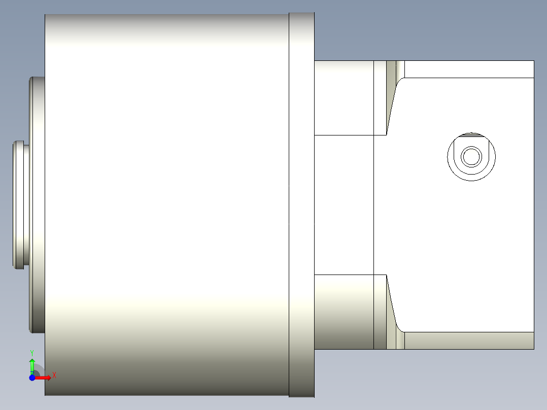 直齿孔PLE120-L2-LC 19-70-90-M5.stp前视图