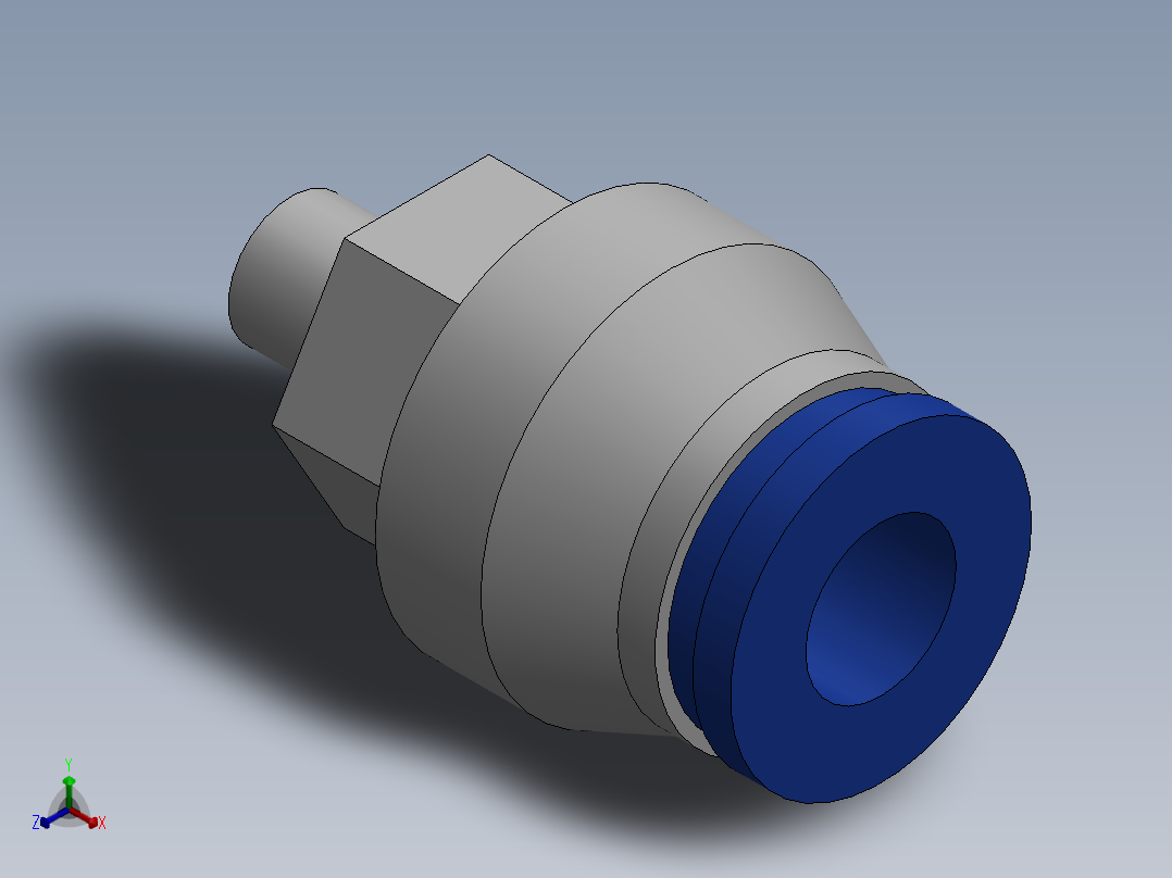 Ø6 x M5 - CONEXÃO RETA (C02250605)