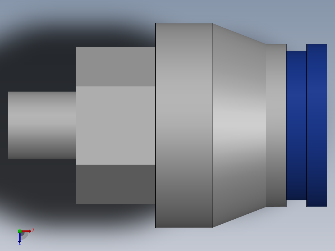 Ø6 x M5 - CONEXÃO RETA (C02250605)俯视图