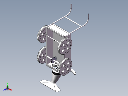 清雪车模型正等轴测缩略图