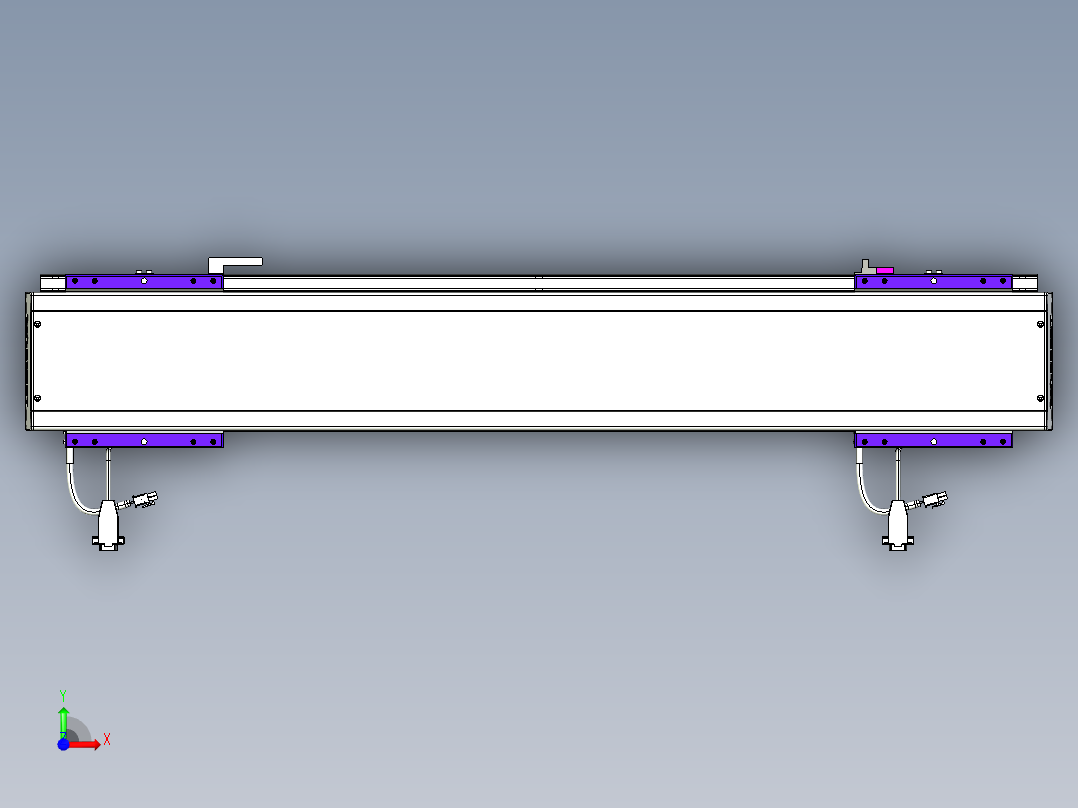 威洛博VL系列直线电机模组-2VL14S2-S600前视图