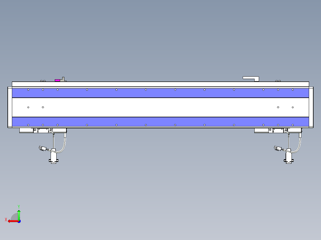 威洛博VL系列直线电机模组-2VL14S2-S600后视图