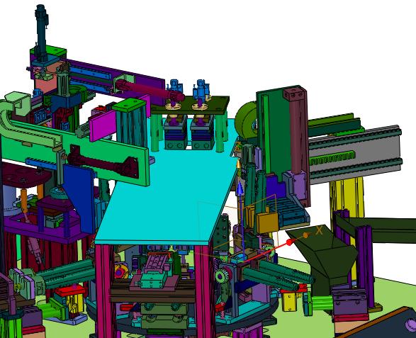 转动式震动牙刷插装线