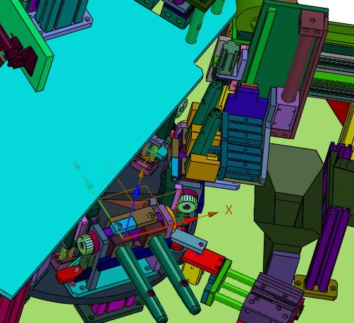 转动式震动牙刷插装线