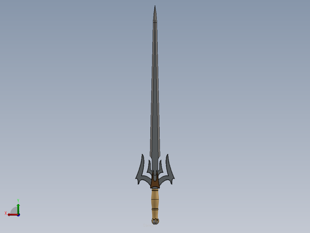 剑、宝剑(87)后视图