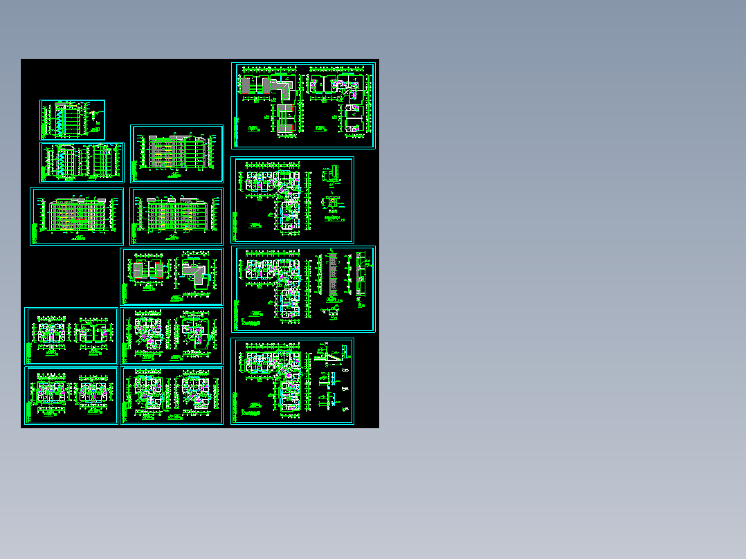 新都天香园4、5栋楼施工图带效果图